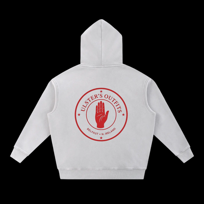 Snow Wash Fleece Oversize Hoodie