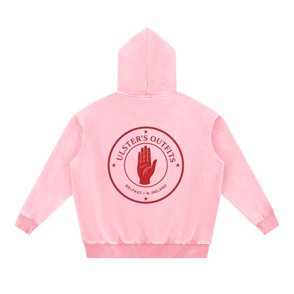 Snow Wash Fleece Oversize Hoodie