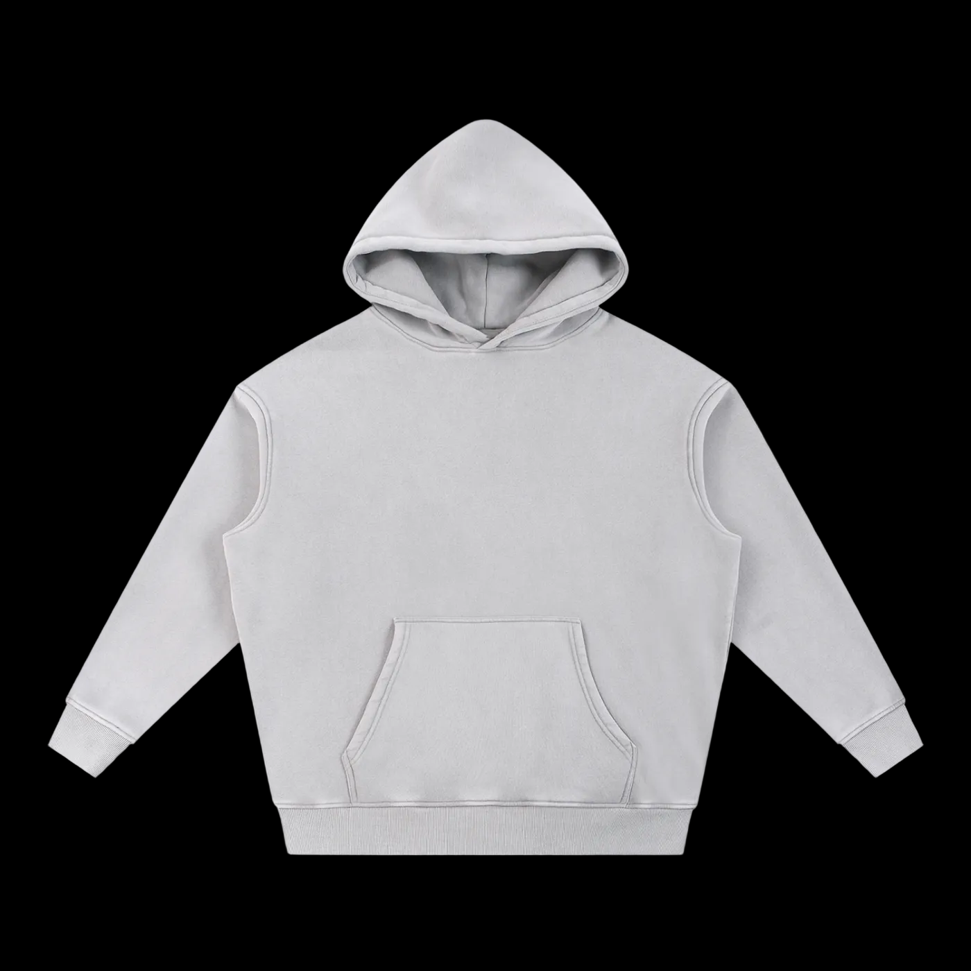 Snow Wash Fleece Oversize Hoodie