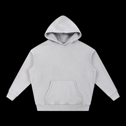 Snow Wash Fleece Oversize Hoodie