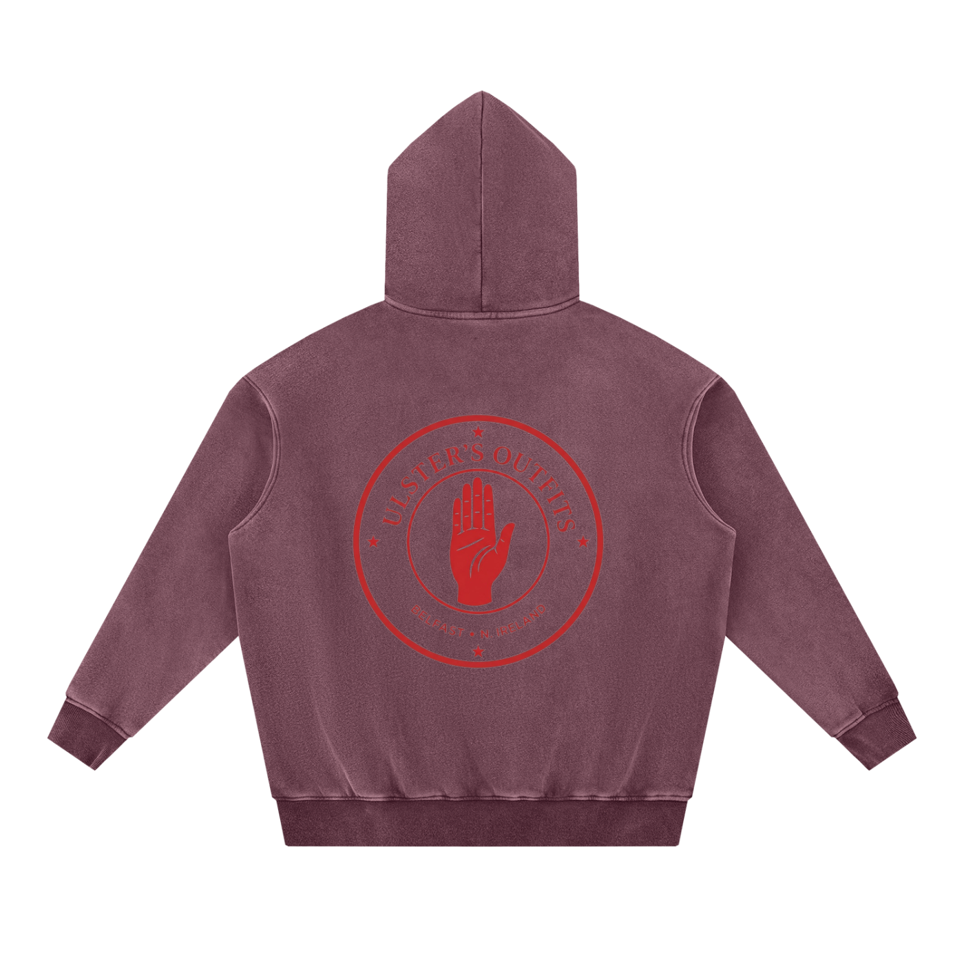 Snow Wash Fleece Oversize Hoodie