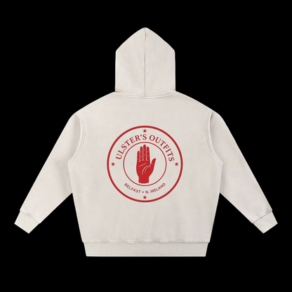 Snow Wash Fleece Oversize Hoodie
